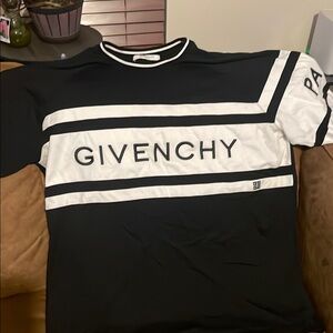 Givenchy Black and White Logo T-Shirt